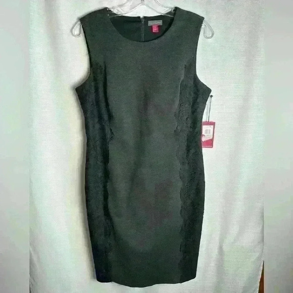 Vince Camuto dress, women’s size 8, dark gray/black NWT - Picture 1 of 9